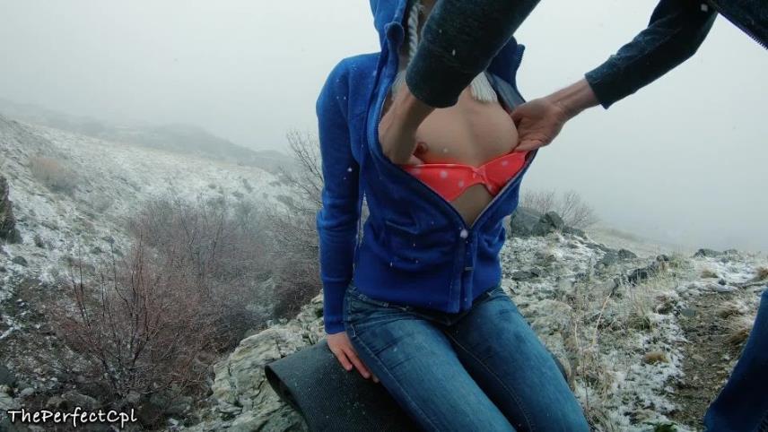 ThePerfectCpl in Lost hikers have rough anal sex to stay warm in snow – 2 orgasms 1 cumshot