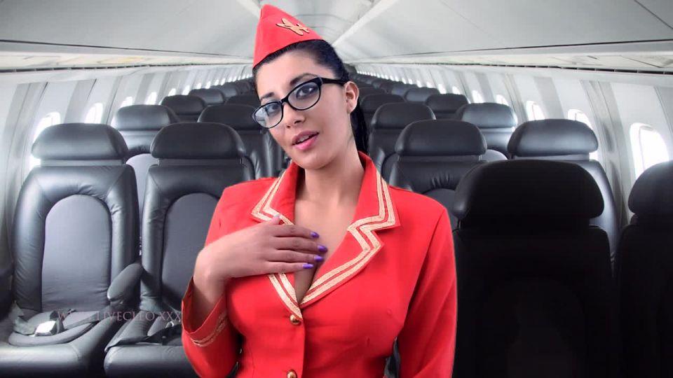 livecleo mile high air hostess squirt tease messy