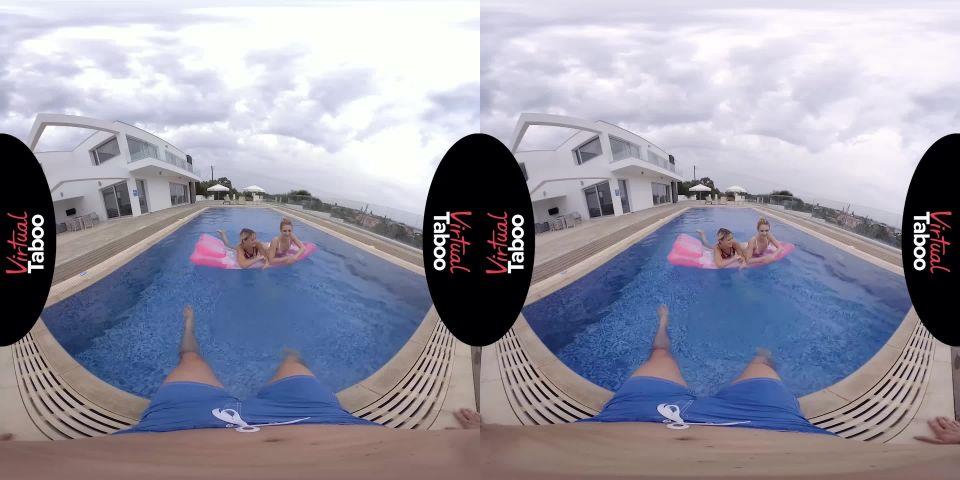 Alecia Fox & Masha in Pool Porn And Bro’s Hoes
