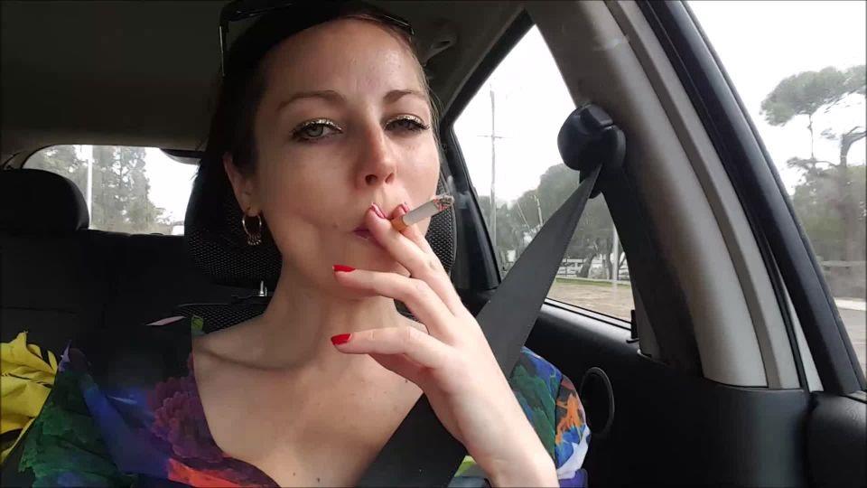 Jade Styles in Smoking In The Car Makes Jade Horny