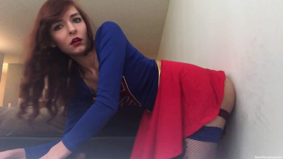 snortneypoptart – sexy supergirl saves your cock