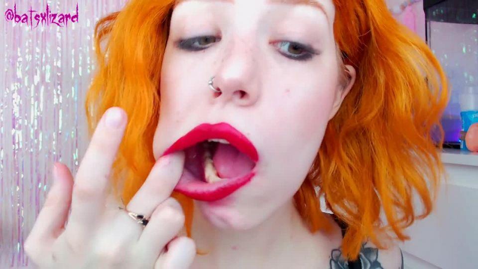 001 Slutty Ginger Ruin her Makeup by Sucking Big Cook ASMR Elisabeth Weir
